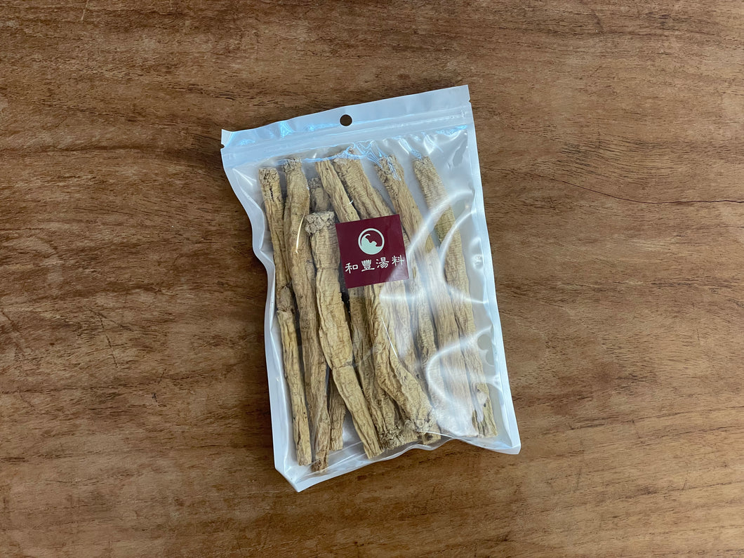 中國甘肅紋二等黨參
